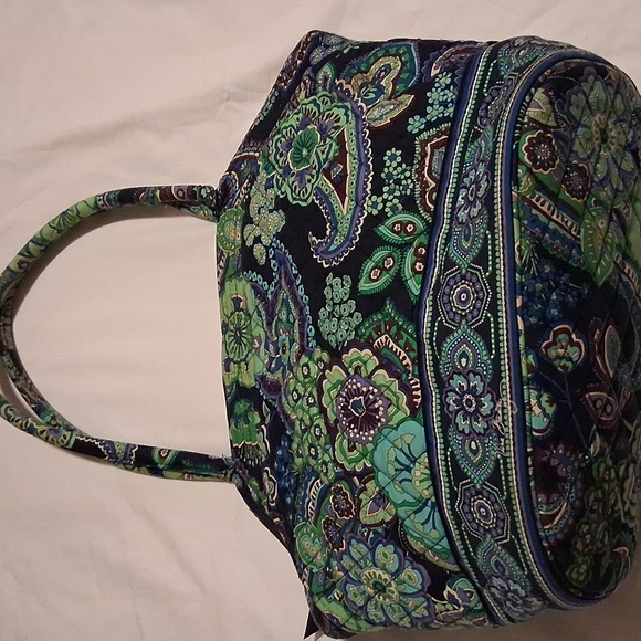 Vera Bradley Handbags - Vera Bradley Retired Pattern Blue Rhapsody Shoulder Bag/Tote. Matching Wallets.